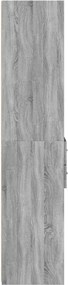 vidaXL Ντουλάπι Γκρι Sonoma 40x42,5x185 εκ. από Επεξεργασμένο Ξύλο
