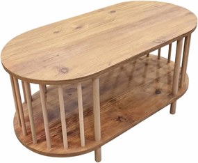 Τραπεζάκι Σαλονιού Πεύκο LOGACIR 90x45x43
