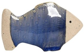 Διακοσμητικό Ψαράκι SIM109K6 Γαλάζιο 9X14,5X3,8Cm Espiel Ceramic