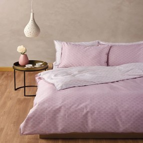 Σεντόνια Neve 35 (Σετ 4τμχ) Pink Kentia Υπέρδιπλο 240x270cm 100% Βαμβακοσατέν