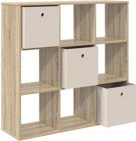 vidaXL Πλαϊνό γραφείο Δρύς Sonoma 102 x 31 x 99,5 εκ.
