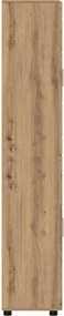 vidaXL Highboard FLORIN 60 x 35 x 182 εκ. Artisan Oak