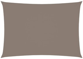 vidaXL Πανί Σκίασης Ορθογώνιο Taupe 3,5 x 4,5 μ. από Ύφασμα Oxford