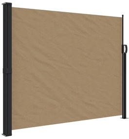vidaXL Σκίαστρο Πλαϊνό Συρόμενο Taupe 160 x 500 εκ.