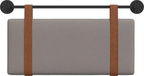 vidaXL Κρεμαστό Κεφαλάρι Taupe Αντίκα PU