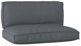 vidaXL Σετ Μαξιλαριών Πάγου 2 pcs Ανθρακί 120 x 80 x 12 cm