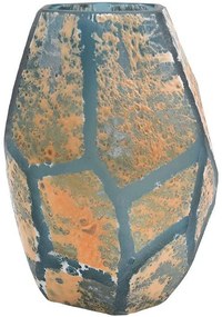 Βάζο 374-124-009 17x15x24cm Multi Glass