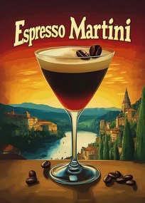 Εικονογράφηση Espresso Martini Vintage, Andreas Magnusson