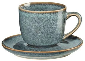 Φλυτζάνι Καφέ Με Πιατάκι Saisons 27110118 90ml Denim Asa Ceramic