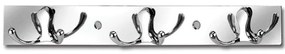 Άγκιστρα Πολλαπλά Hotelia 13-0913 6 Θέσεων 27x3,5cm Chrome Gloria Stainless Steel