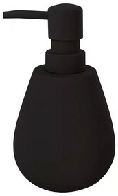 Δοχείο Κρεμοσάπουνου Drip 8,8x15,7cm Black Kleine Wolke Polyresin