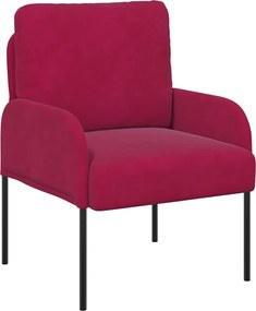 vidaXL Καναπέδες με μαξιλάρι 55cm Κόκκινο Κόντρα πλακέ
