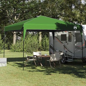 vidaXL Σκηνή Canopy Pop-up Πράσινο 300 x 300 cm ύφασμα