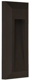 Απλίκα Φωτιστικό Τοίχου 1W 80X200X27MM 3000k IP65 Eurolamp-145-52059-Μαύρο 145-52059