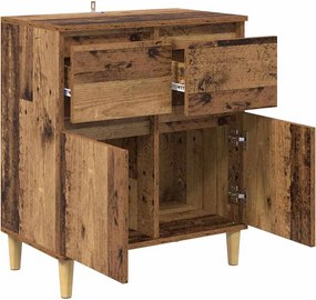 vidaXL Πλαϊνό γραφείο Παλιό Ξύλο 60 x 35 x 70 cm Επεξεργασμένο ξύλο