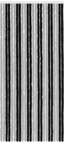 VidaXL Κουρτίνα εντόμων Chenille Γκρι και Μαύρο 100 x 220 cm 100% PP