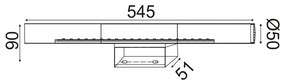 ΕΠΙΤΟΙΧΟΦ/ΣLEDSMD13W3000K980LMIP44TINKIΑΚΡΥΛ.+ΜΕΤ/ΚΟ55Χ5,1Χ9CMTINKI - 1.5W - 20W - TNK7518013W