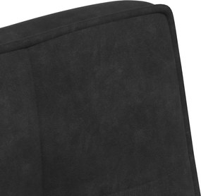 vidaXL Πάγκος Μαύρο 110x74x84 εκ. Βελούδινος