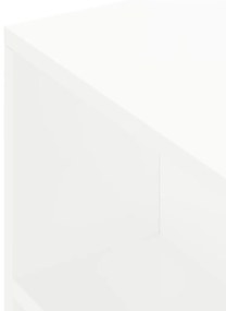 Έπιπλο Τηλεόρασης Γυαλ. Λευκό 102x34,5x43εκ. Επεξεργασμένο Ξύλο - Λευκό