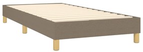 ΚΡΕΒΑΤΙ BOXSPRING ΜΕ ΣΤΡΩΜΑ TAUPE 90X190 ΕΚ.ΥΦΑΣΜΑΤΙΝΟ 3140581