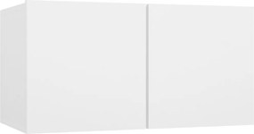 vidaXL Έπιπλα Τηλεόρασης Σετ 10 Τεμαχίων Λευκό από Επεξ. Ξύλο