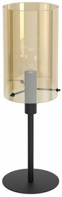 Eglo Polverara Επιτραπέζιο Διακοσμητικό Φωτιστικό με Ντουί για Λαμπτήρα E27 σε Μελί Χρώμα 39541