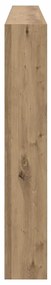 vidaXL Κεφαλάρι Artisan Oak 200 x 17 x 102 cm Επεξεργασμένο ξύλο