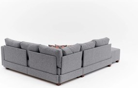Corner Sofa-Bed Aly Right - Grey Grey