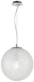 Κρεμαστό Φωτιστικό Οροφής 1xE27 Λευκό Φ40cm Frozen 9361743 Nova Luce-9361743-Λευκό 9361743