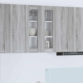 vidaXL Κρεμαστό ντουλάπι Γκρίζο Σονομα 60 x 31 x 80 εκ.