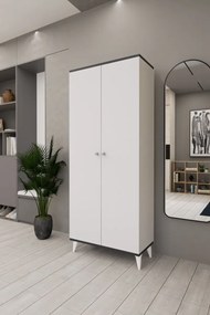 Stewehome Ντουλάπι με κρεμάστρα αποθήκευσης για ρούχα (68 cm) 68x178x178 cm