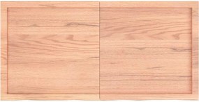 vidaXL Πάγκος Μπάνιου Αν. Καφέ 120x60x(2-4) εκ. Επεξεργ. Μασίφ Ξύλο