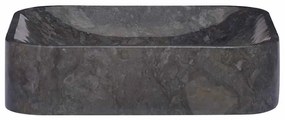 vidaXL Νιπτήρας Μαύρος 40 x 40 x 10 εκ. Μαρμάρινος