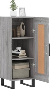 vidaXL Ντουλάπι Γκρι Sonoma 34,5x34x90 εκ. από Επεξεργασμένο Ξύλο