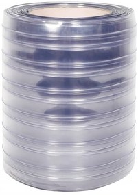 vidaXL Λωριδοκουρτίνα Διαφανής 10 μ. 300 χιλ.x2,6 χιλ. από PVC
