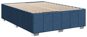 ΚΡΕΒΑΤΙ BOXSPRING ΜΕ ΣΤΡΩΜΑ ΜΠΛΕ 160X200 ΕΚ. ΥΦΑΣΜΑΤΙΝΟ 3291732