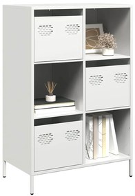 Ντουλάπα Λευκό 68x39x103,5 εκ. από Χάλυβα