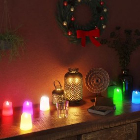 vidaXL Ρεσώ Χωρίς Φλόγα Ηλεκτρικά LED 100 τεμ. Πολύχρωμα