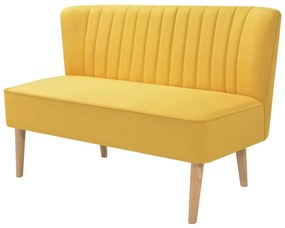 Καναπές Κίτρινος 117 x 55,5 x 77 εκ. Υφασμάτινος - Κίτρινο