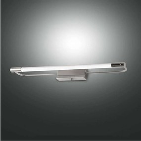 Φωτιστικό Τοίχου Led Rapallo 3552-21-138 Chrome Fabas Luce Μέταλλο, Μεθακρυλικό