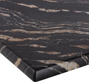 ΕΠΙΦΑΝΕΙΑ ΤΡΑΠΕΖΙΟΥ WERZALIT 60Χ60Χ3.5εκ.  BLACK GOLD MARBLE HM5229.15