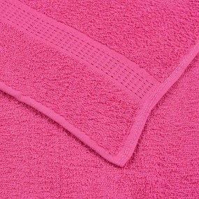 vidaXL Πετσέτες FROGN 2 τεμ. Ροζ 100x200 εκ. 360 γρ./μ²