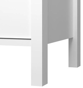 Βιτρίνα Marocco Δίφυλλη Λευκό 120x37x130.5cm - TO-MARWIT2WHITE - TO-MARWIT2WHITE
