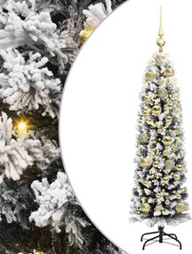 vidaXL Τεχνητό Χριστουγεννιάτικο Δέντρο με 150 LED Πράσινο 120 cm
