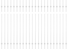 vidaXL Πόλοι Περιφράξεων 88 τεμ U-Channel Ασημί 200 εκ Ατσάλι