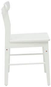 vidaXL Καρέκλα τραπεζαρίας 2 pcs Λευκό 43 x 44,5 x 77 εκ.