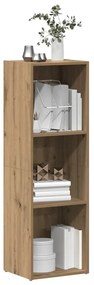 vidaXL Βιβλιοθήκη Artisan Δρυς 36x30x114 εκ. Επεξεργασμένο Ξύλο