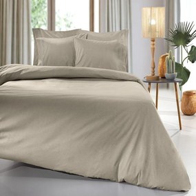 Σεντόνι Color Plus Με Λάστιχο Taupe Guy Laroche Single 100x232cm 100% Βαμβακερό Περκάλι