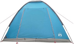 vidaXL Σκηνή Camping με στέγη Μπλε 4 ατόμων Πολυεστέρας και Χάλυβας