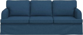vidaXL Καναπές 180cm Μπλε Μέταλλο